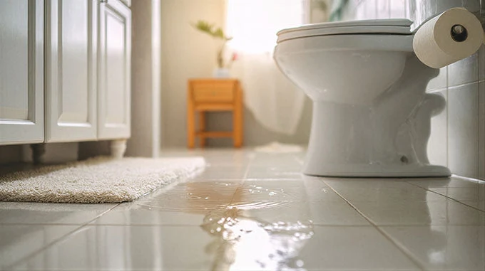 Ghost flush at night